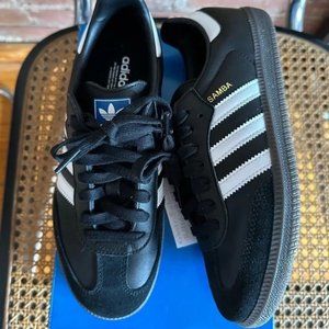 NWT Adidas Sambas OG Black White Sneakers